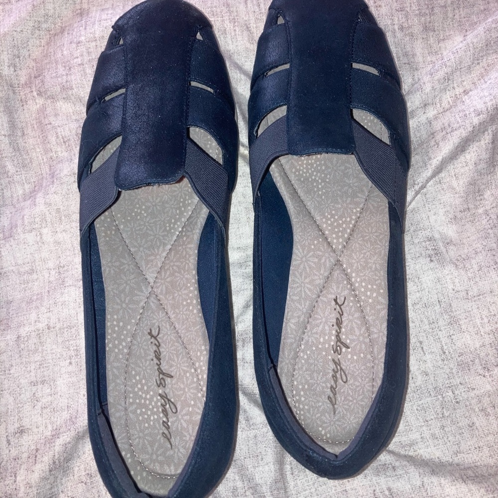 Comfy Navy Easy Spirit Shoes Size 11 New In Box